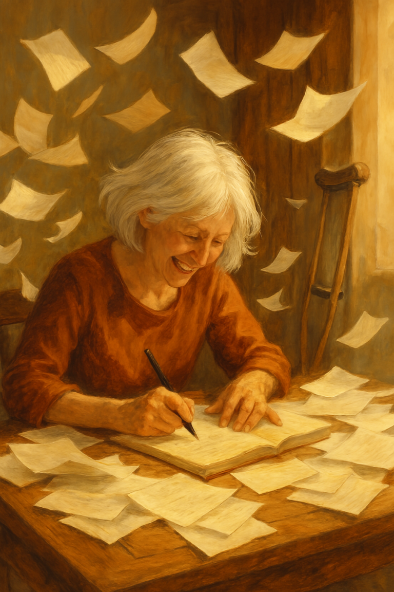 Zwischen Abschied und Endspurt: Schreiben im Rausch & Alltag mit Krücken